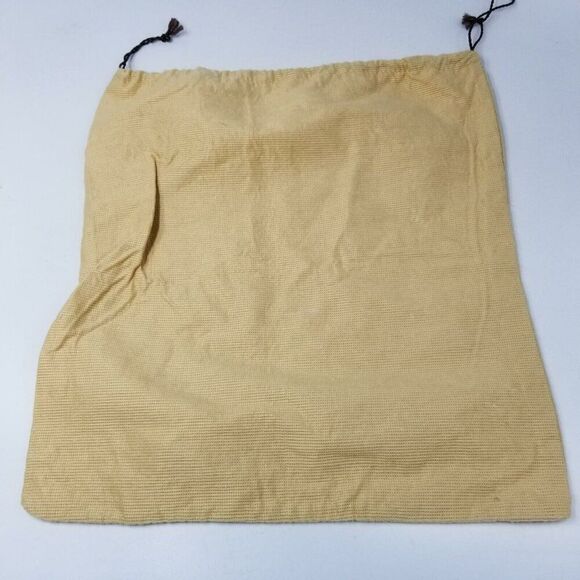 Georgio Armani Womens Dust Bag Drawstring Tan Beige 14" - Picture 2 of 2